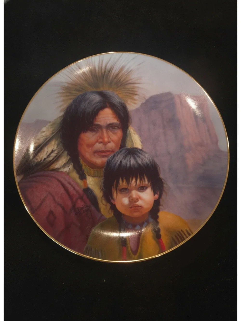 Vintage 1987 Gregory Perillo | The Cheyenne Nation Collectible Decorative Plate